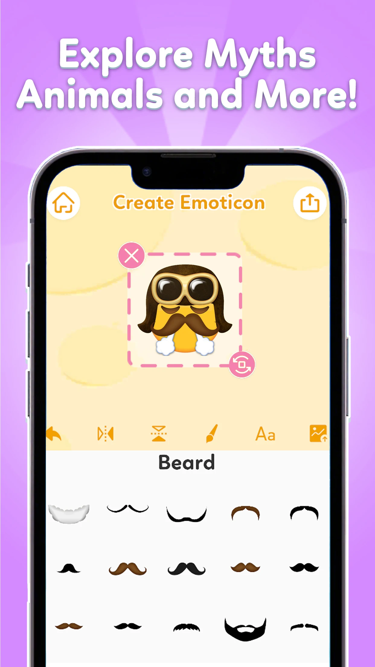 Emoticon Creator Launcher screenshot