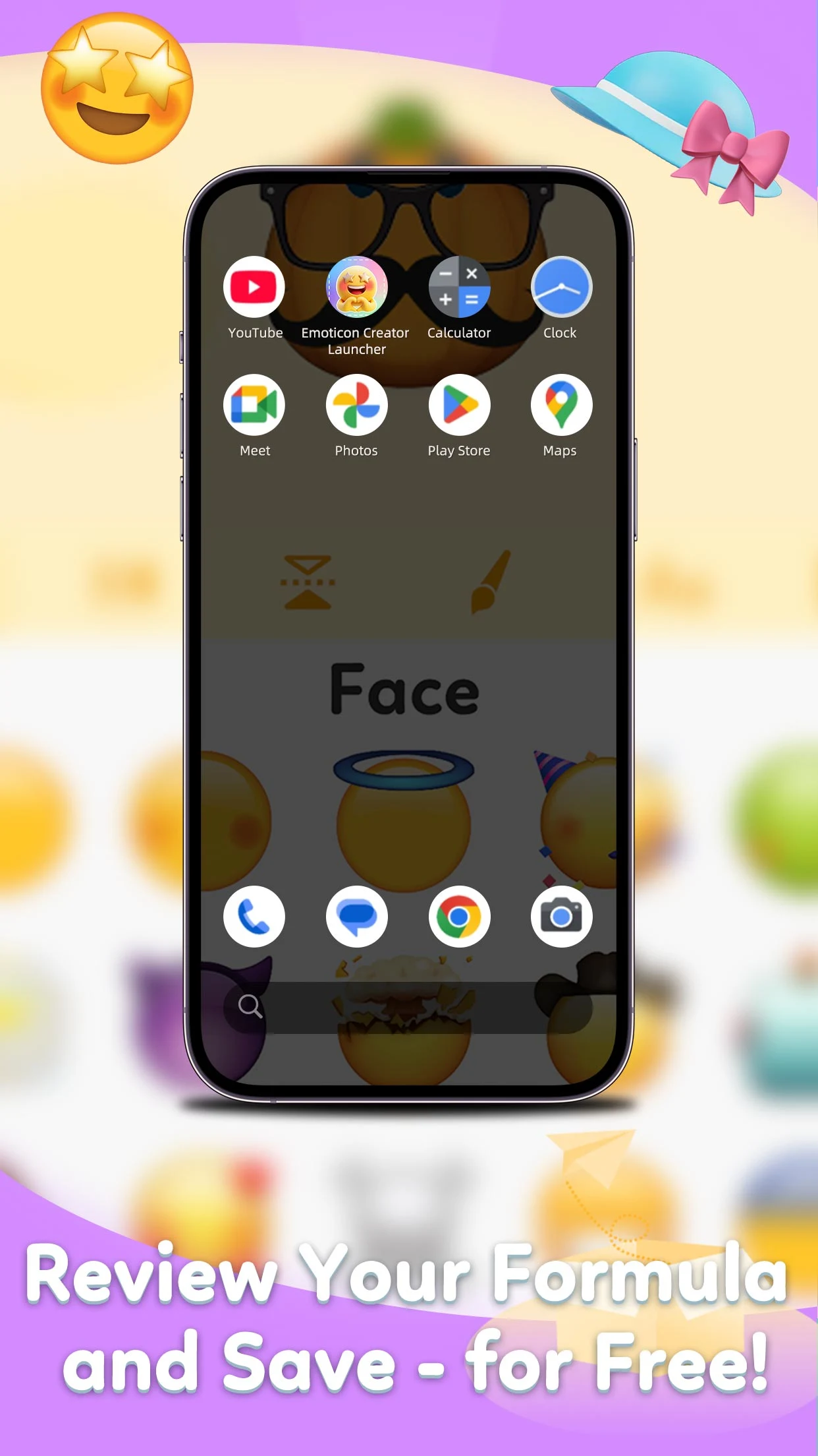 Emoticon Creator Launcher screenshot